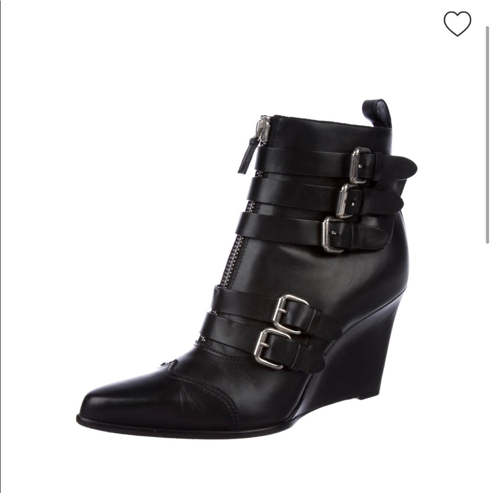 Tabitha Simmons “Harley” pointed toe ankle boots